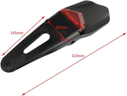 ya 4 8.14 Universal fender rear fender LED taillight brake lights for Mororrad quad ATV