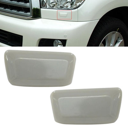 ya 4 8.10 Headlight Washer Protective Cover Left and Right Fits for Toyota Sequoia 2008-2020 