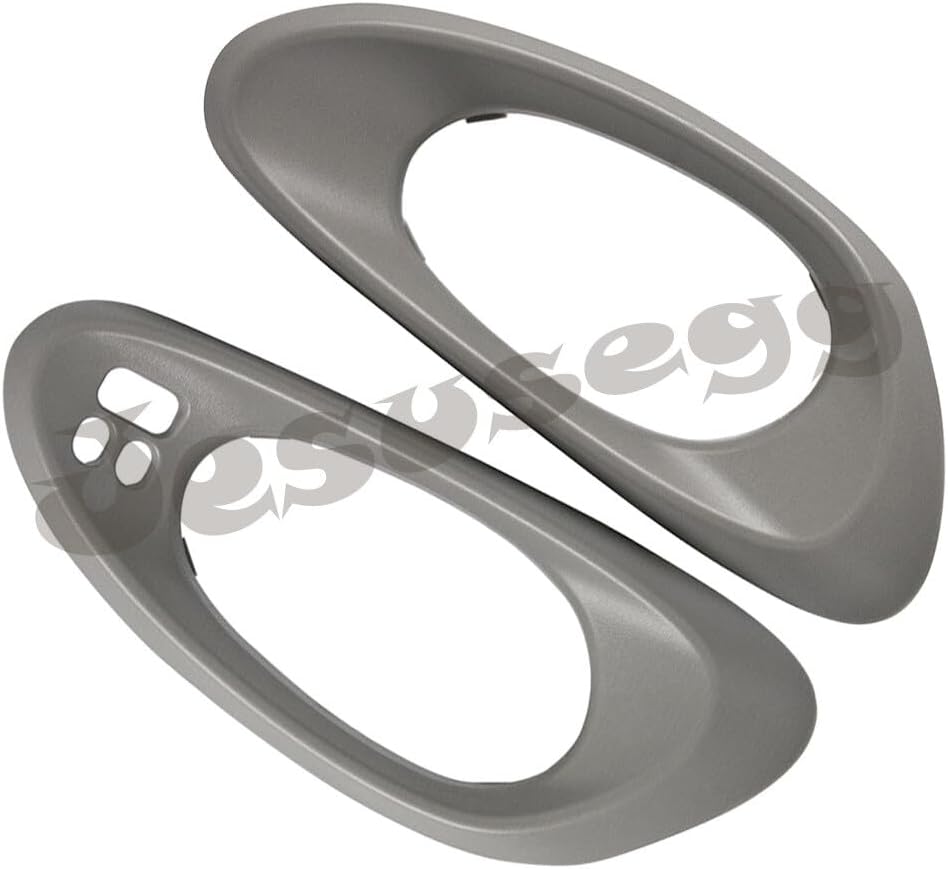 ya 9 10.24 Front RH&LH Inside Door Handle Fit for Chevrolet Trailblazer Base LT LS Gray