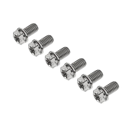 ya 6 8.14 6pcs Bolts Torx Head Flange Screw M8x15mm for Motorcycle Bike