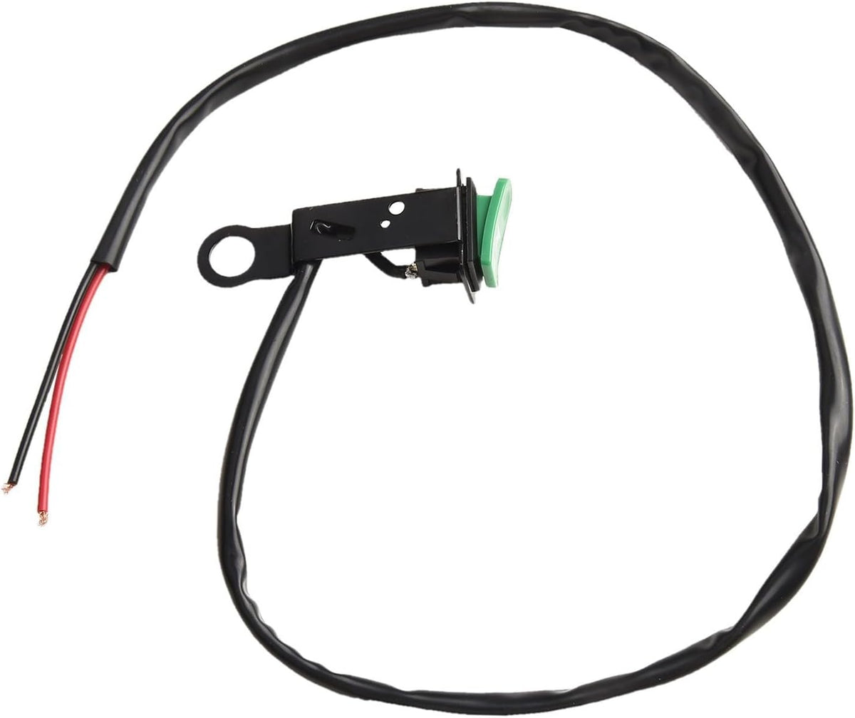 ya 6 8.14 Motorcycle Horn/Switch W/reflector Iron Bracket/Green Horn/Power Switch/New