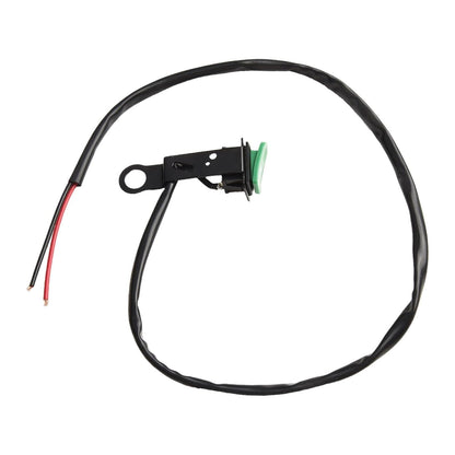 ya 9 10.24 Motorcycle Horn/Switch W/Reflector Iron Bracket/Green Horn/Power Switch/New