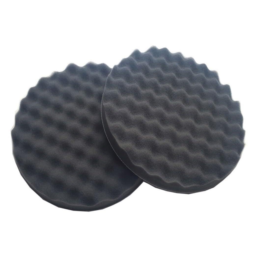 ya 13 9.15 baidi 2pcs 05725 Car Foam Polishing Pads 8 Inch Round Single Sided Buffing Tool Black