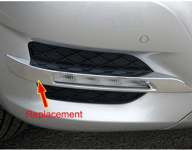 ya 4 8.14 2-pack front fog light chrome trim protective cover suitable for 2013-2015 Mercedes X204 GLK350