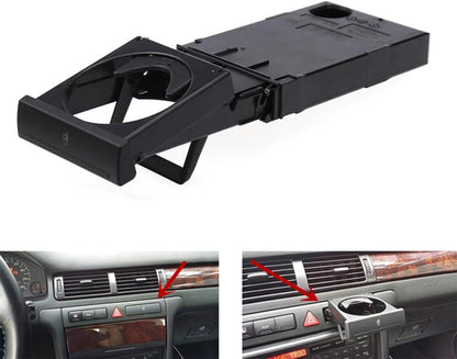 ya 6 8.14 Stretch Folding Stretch Cup Holder Stand Black for Audi for A6 C5 98-05 for A4 1998-2002