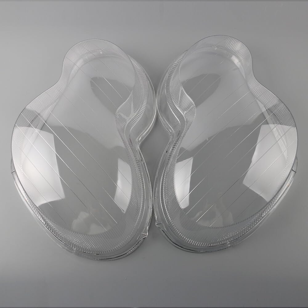ya 9 10.24 Left & Right Headlight Lens Shell Lamp Cover Lampshade For W203 C-Class 01-07