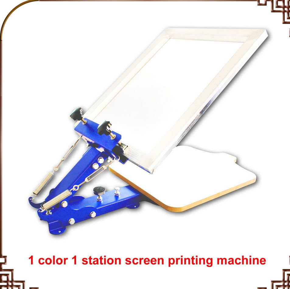ya 16 10.20 baidi 1 Color Screen Press Single Color Screen Printing Manual Desktop Screen Print BI