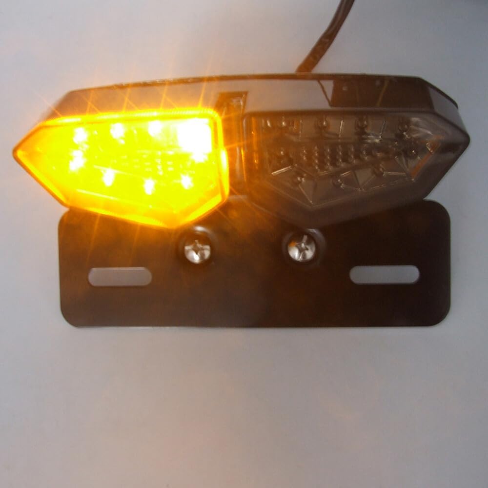 ya 4 8.14 Universal Motorcycle Tail Light LED Motorbike Rear Brake Turn Signal Indicators