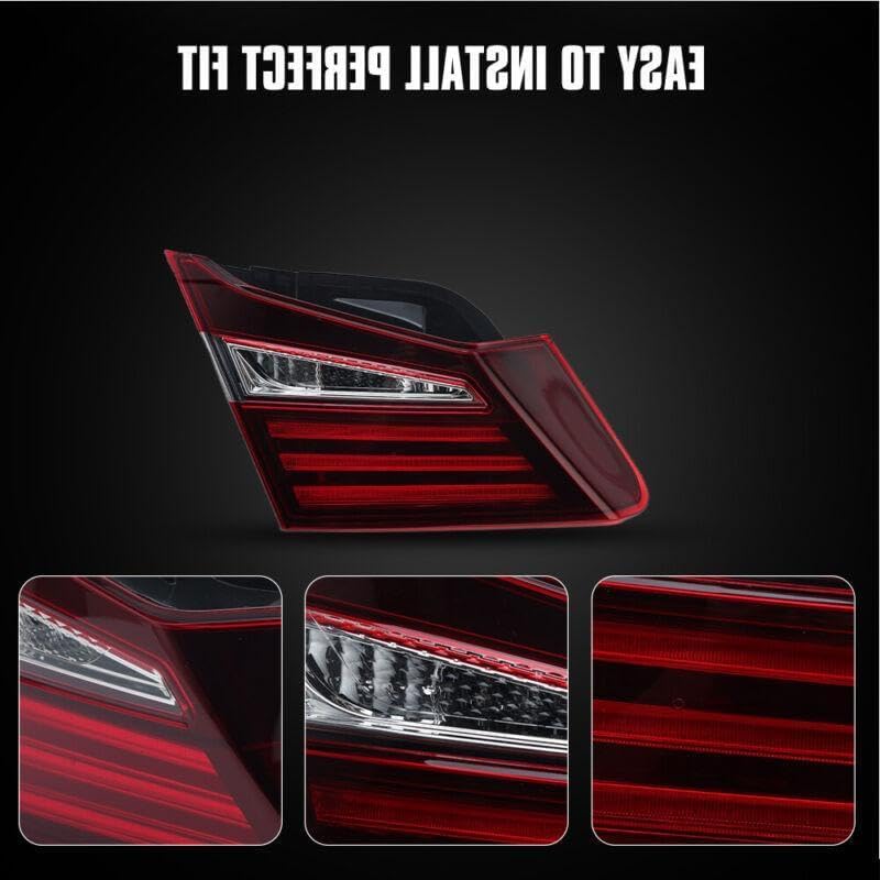 ya 7 8.24 baidi 2PCS Inner Tail Light For 2016-2017 for Honda for Accord Rear Driving/Brake Lamp LH+RH