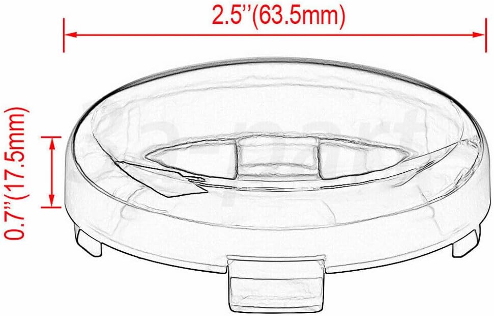 ya 4 8.14 4-Pack Smoke Turn Signal Lens Covers for Harley Road Glide Sportster Softail 