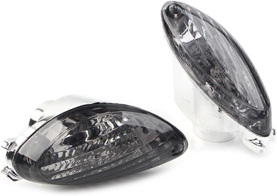 ya 7 8.24 baidi 2X Smoke Turn Signal Indicator Light Lens for Suzuki Hayabusa GSX1300R 2008-10