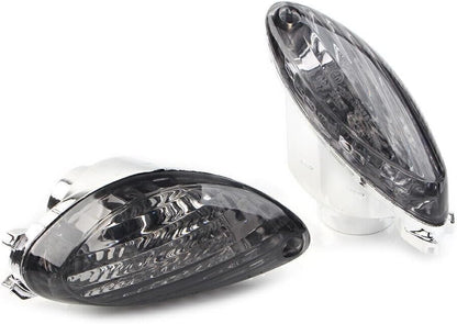 ya 7 8.24 baidi 2X Smoke Turn Signal Indicator Light Lens for Suzuki Hayabusa GSX1300R 2008-10