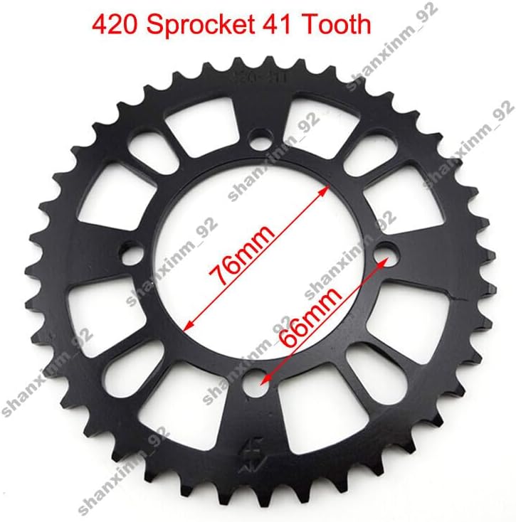 ya 5 8.24 baidi 41 Tooth 420 Chain Rear Sprocket 76mm For SDG Hub wheel Bikes Pitmotards
