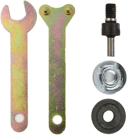 ya 26 10.21 baidi 5* Metal Angle Grinder Lock Flange Nut W/Spanner Wrench Tools Replacement Tool