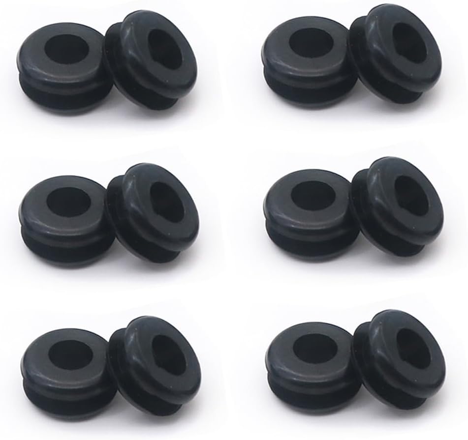 ya 9 10.24 Rubber Fuel Tank Mounting Grommets Gasket Kit for Harley FXSTS Springer 88-99