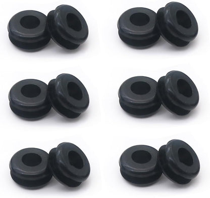 ya 9 10.24 Rubber Fuel Tank Mounting Grommets Gasket Kit for Harley FXSTS Springer 88-99
