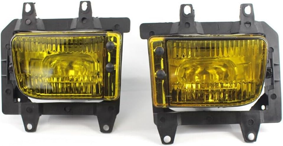 ya 4 8.10 for BMW 3-Series E30 1985-1993 318i 325i Pair Front Bumper Fog Light Yellow Lens