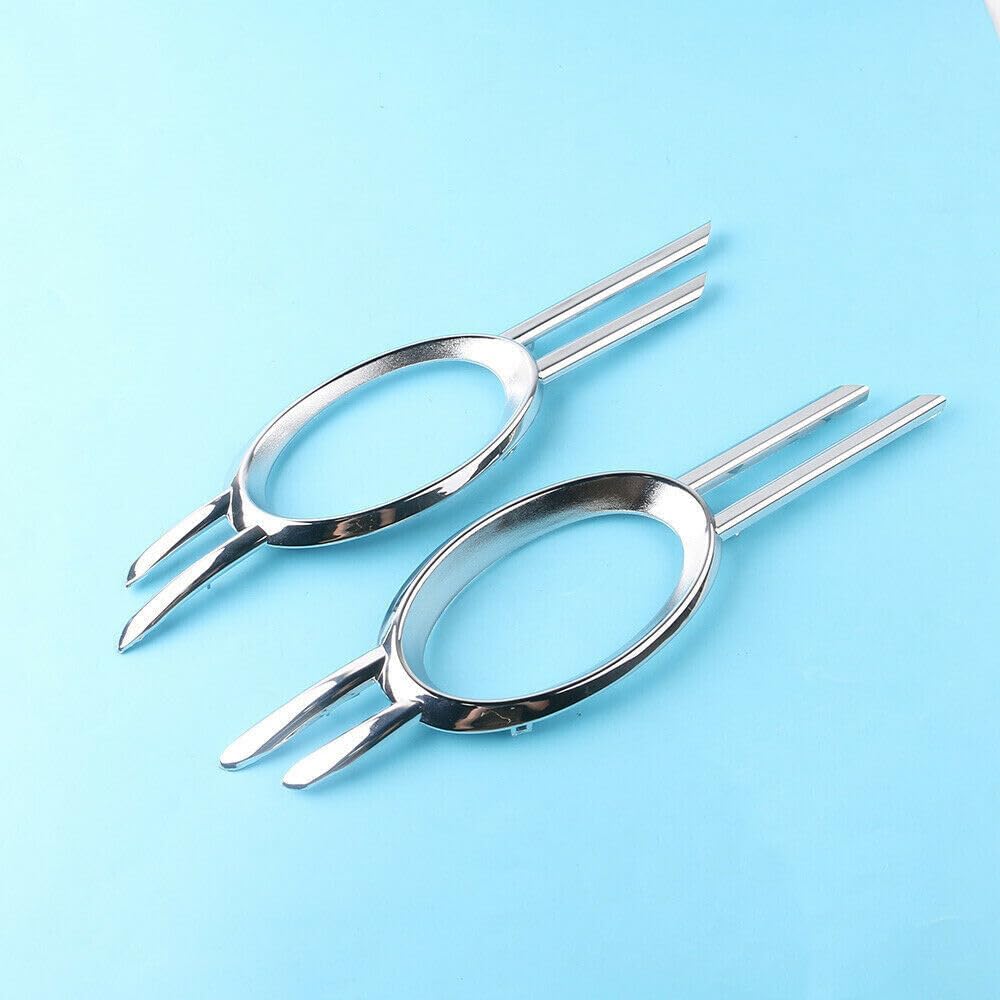 ya 14 9.20 zhengce Pair R + L fog light grills for Mercedes-Benz 07-09 E-Class W211-1