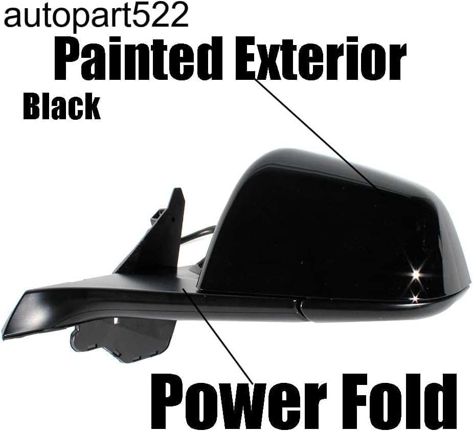 ya 14 9.20 zhengce for Tesla Model Y 2020-2023 Black Left Driver Side Mirror 13 Pin Heated-1