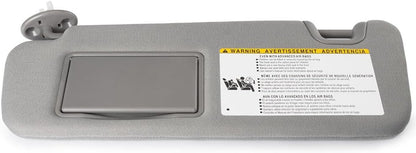 ya 11 9.14 baidiLeft Driver Side Sun Visor Gray for Toyota Highlander 2014-2019 74320-0E074-B0