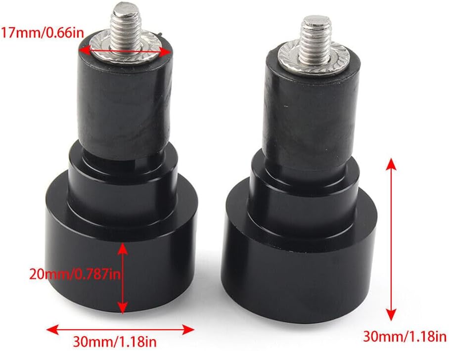 ya 6 8.14 Handlebar Grips Bar End Slider Cap for Honda CBR600RR
