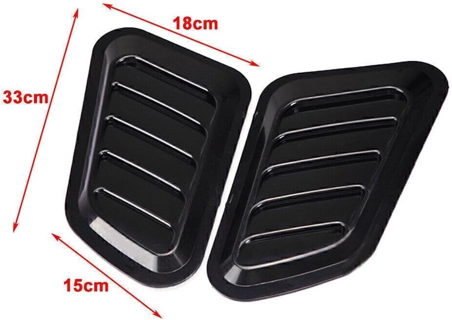ya 28 10.13 zhengce Air Flow Intake Hood Scoop Vent Bonnet Cover Universal Auto Decorative SIL