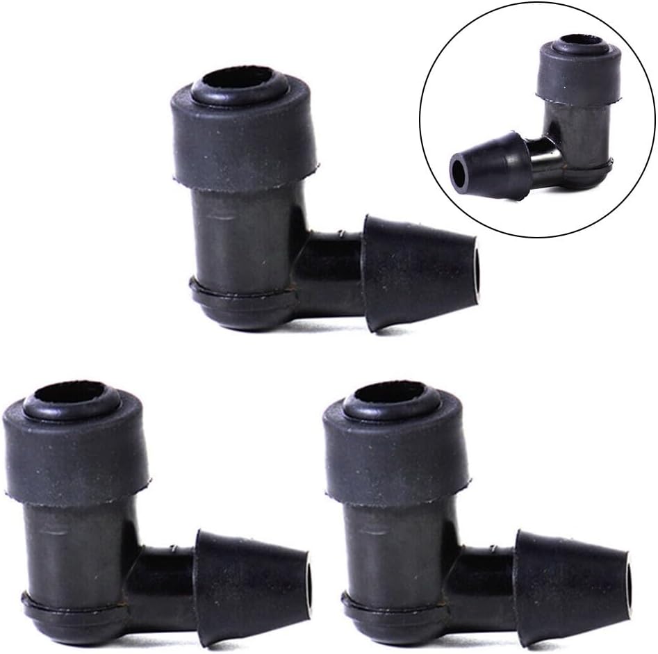 ya 4 8.8.2 3x 90 Degree Non Resistor Plug Cap Cover fit for Motorcycle Dirt Bike ATV