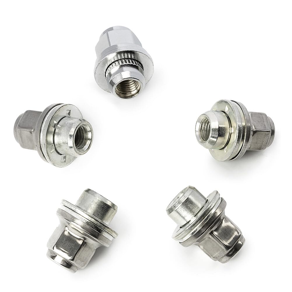 ya 10 9.16 baidi 5X Stainless Steel Lug Nuts Fit for Jaguar S-Type X-Type XJ XF C2C35294010 1999-2011