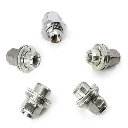 ya 10 9.16 baidi 5X Stainless Steel Lug Nuts Fit for Jaguar S-Type X-Type XJ XF C2C35294010 1999-2011