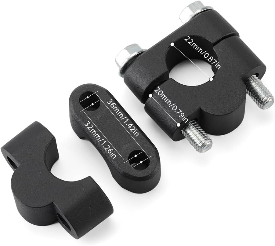 ya 13 9.15 baidi Handlebar Mount Clamps Riser Adapter Holder for Honda CRF 125F 125FB 2014-2025