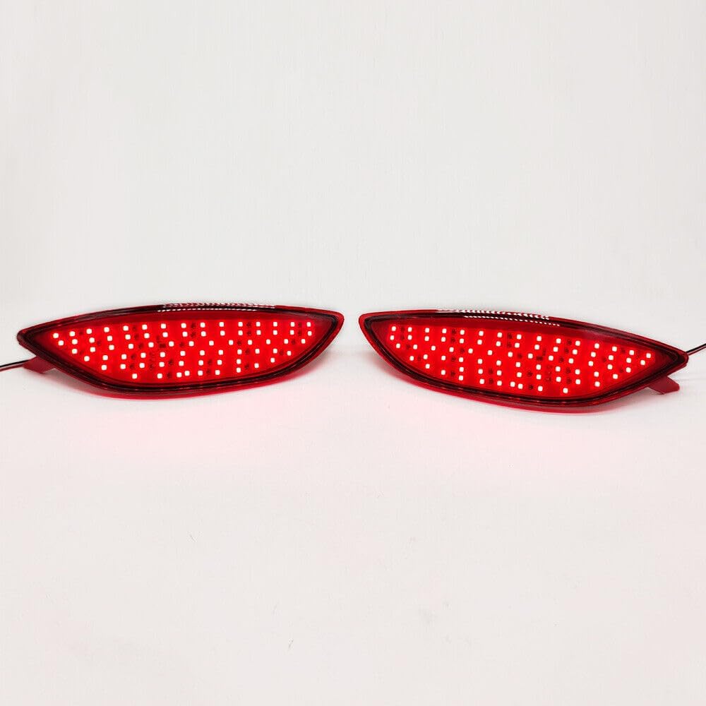 ya 4 8.10 2X Rear Bumper Light Brake Lamp LED for Hyundai Accent Sedan 2008-2015