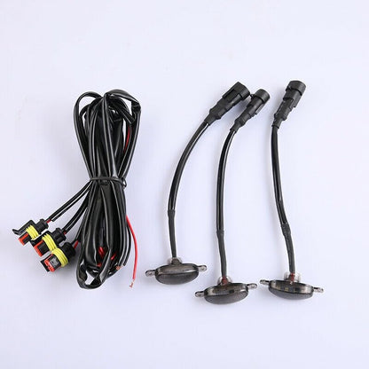ya 14 9.20 zhengce 3pcs for Honda Pilot 2016-2018 Front Grille LED Light Raptor Style Grill Tr-1