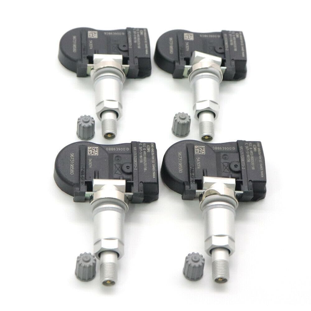 ya 4 8.8 4-Pack TPMS tire Pressure Sensor for Peugeot 207 307 for Citroen C4 5430T4 9673198580