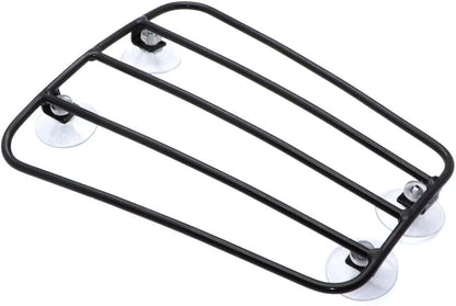 ya 4 8.10 Motorcycle Universal Suction Cup Fuel Gas Tank Parcel Rack For Harley Cafe Racer