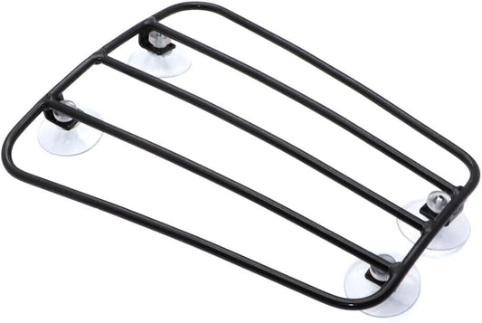 ya 4 8.10 Motorcycle Universal Suction Cup Fuel Gas Tank Parcel Rack For Harley Cafe Racer