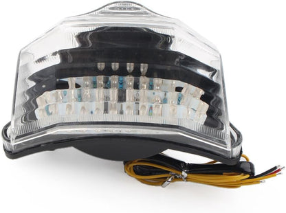 ya 4 8.14 for Yamaha FZ6 FZ600 FZ6-S2 2006-2009 Taillight Brake Turn Signal Clear Lens
