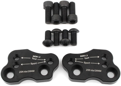 ya 13 9.15 baidi Motorcycle Adjustable Handlebar Risers Adapter BLK for Honda Goldwing GL1800 2018-20