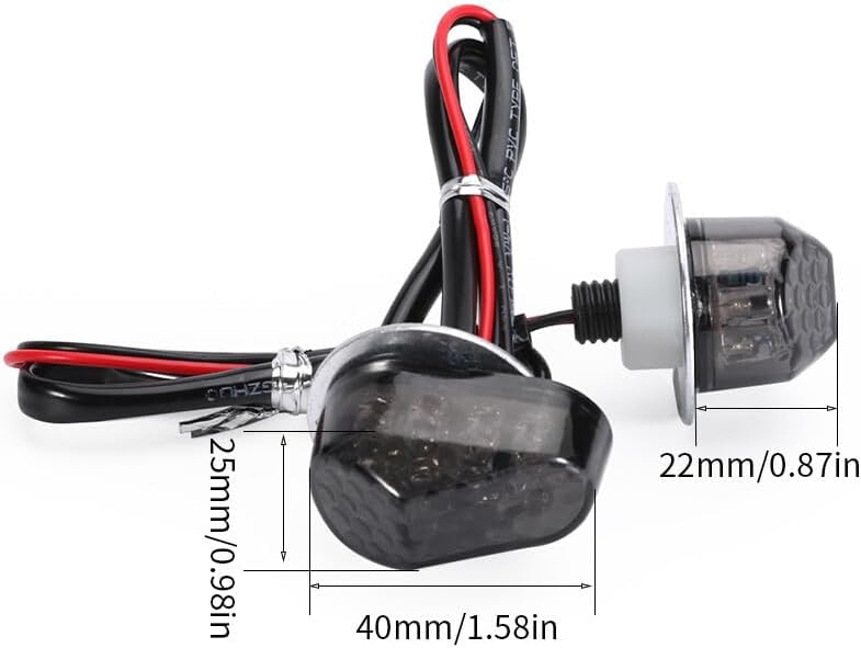 ya 13 9.15 baidi LED Flush Turn Signal Light Flash Indicator Lamp for Suzuki GSX-8S 2023-2025
