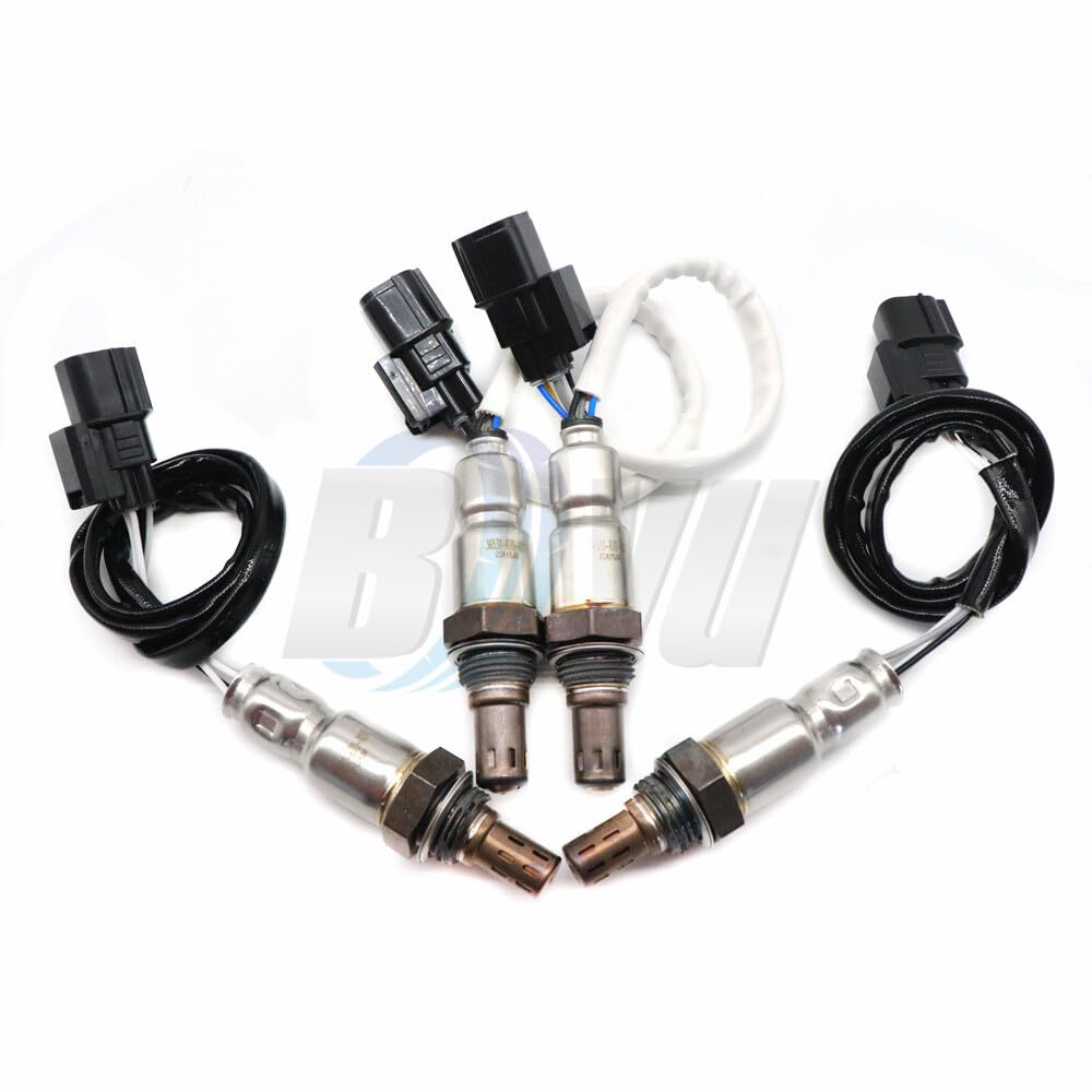 ya 12 10.8 baidi 4X New + Oxygen Sensor for 2011-2013 for Honda Odyssey V6 3.5L