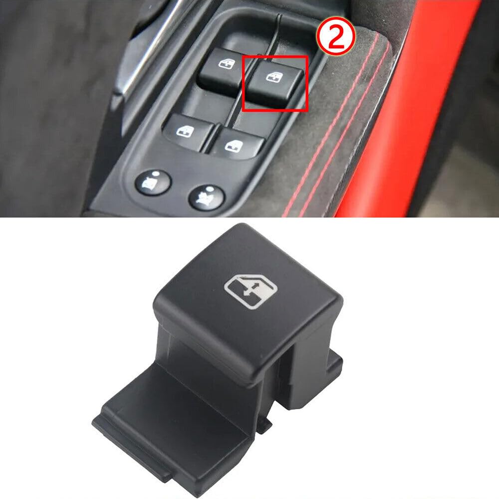 ya 5 8.10 No2 Window Main Switch Button Cover for Maserati Quattroporte GT GranTurismo