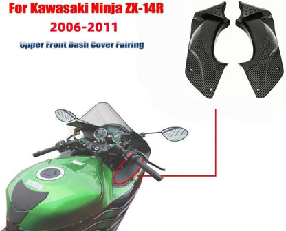 ya 13 9.15 baidi For ZX-14 2006-2011 Carbon Fiber Upper Front for DASH Cover Fairing 1