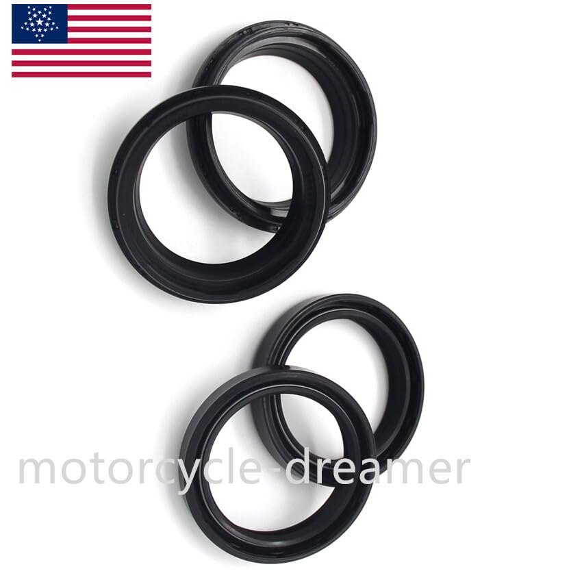 ya 13 9.15 baidi for Kawasaki Fork Dust Wiper Seals Kit ZRX1100C 97-2000 /ZRX1200R ZRX1200S 01-04