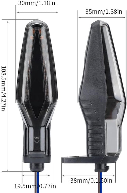 ya 13 9.15 baidi for BMW G310R S1000XR F900R F750GS F850GS R1250R Rear LED Turn Signal Indicator
