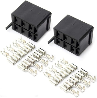 ya 9 10.24 10 Sets Carling ARB Rocker Switch Wire Terminal Connector Plug Socket Car B