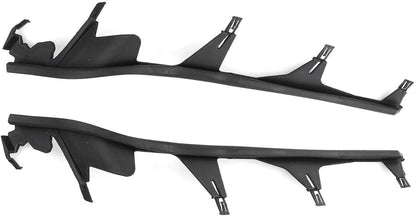 ya 10 9.16 zhengce 63128384486 Upper Headlight Cover Strip Pair Left Right For 3 E46 1998-01