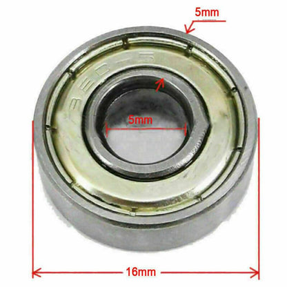 ya 16 10.20 baidi 10Pcs Durable Carbon Steel Portable Deep Groove Ball Bearing for Mini ature 625zz