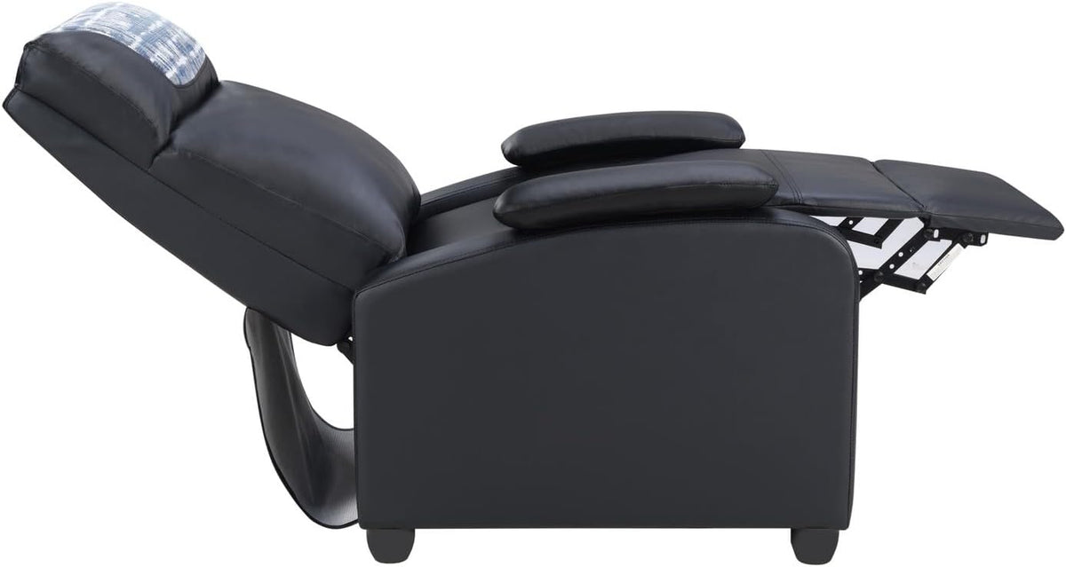 ya 28 10.13 baidi Traditional Black Recliner