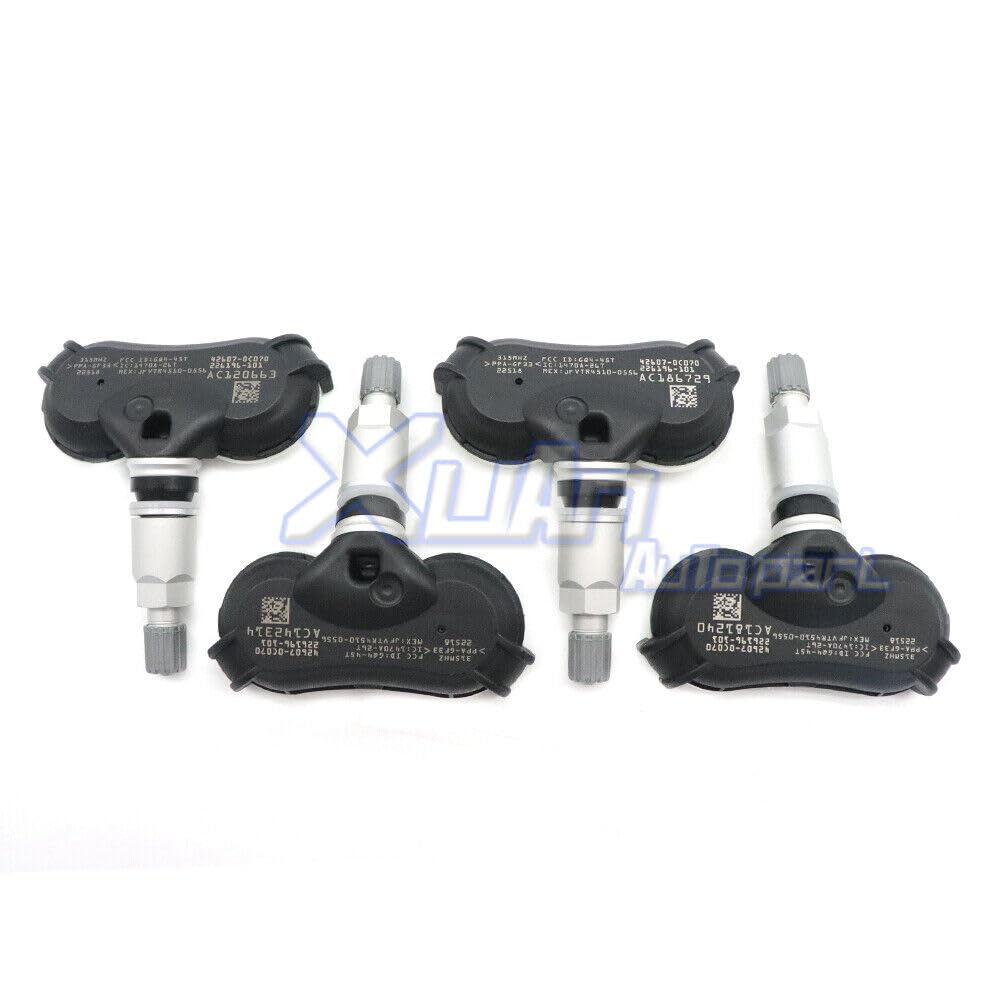 ya 6 8.14 4-Piece Set of tire Pressure Monitoring sensors Suitable for Toyota for for Sienna Tundra 42607-0C070