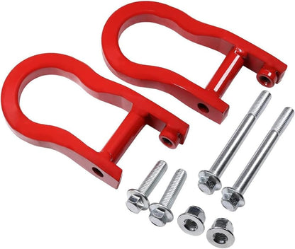 ya 5 8.24 baidi 1 Pair of red Tow Hooks for Chevrolet for GMC for Silverado for Sierra 1500 2007-2019 84072463