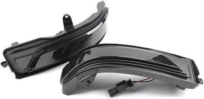 ya 4 8.10 2-Pack Dynamic Amber LED Smoke Lens Side Mirror Signal Lights for 2019-2022 for Ram 1500